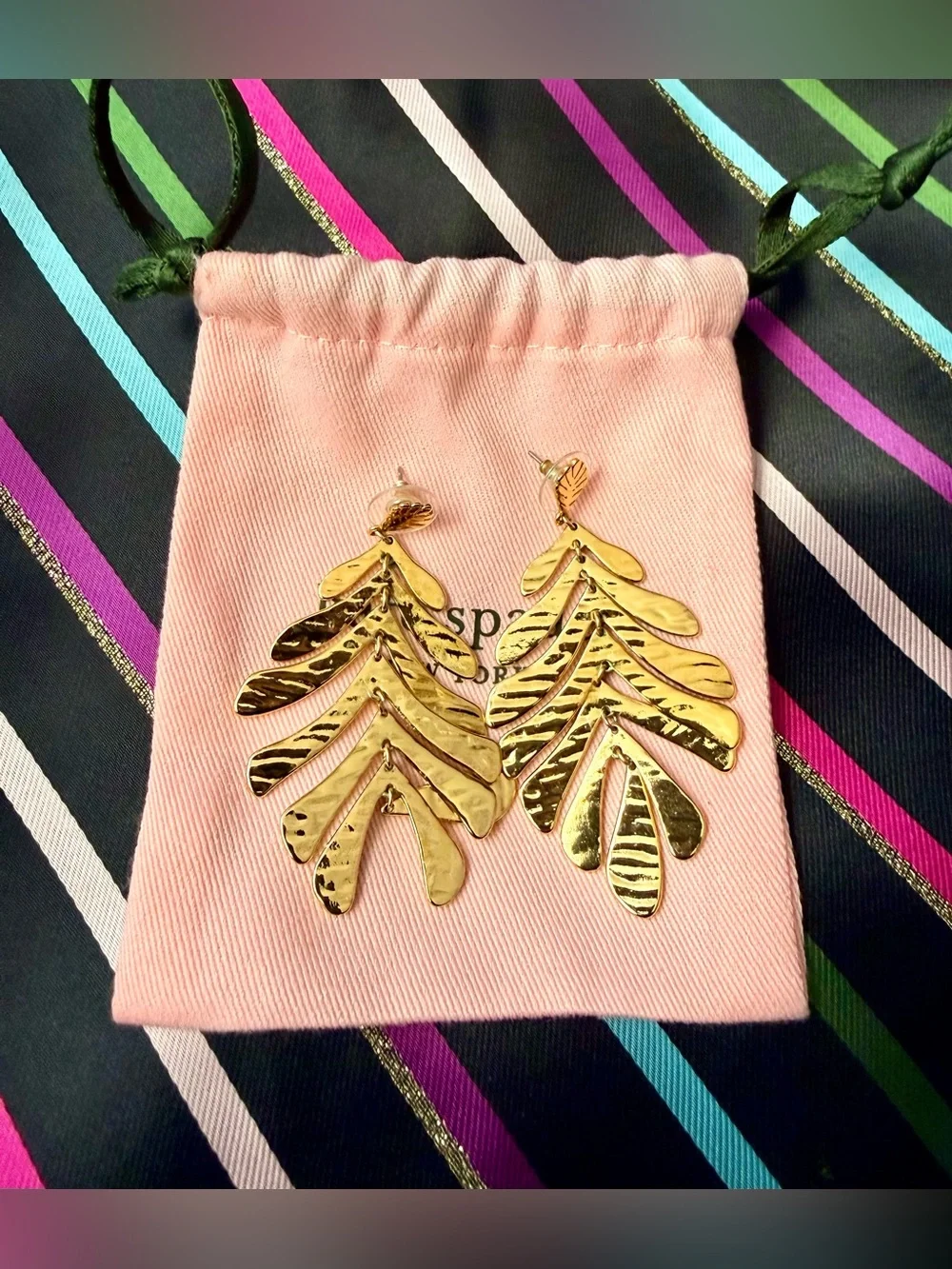 Kate Spade Leaf Earrings